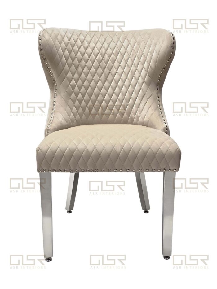 Valentino Mink Velvet Dining Chair Set of 2