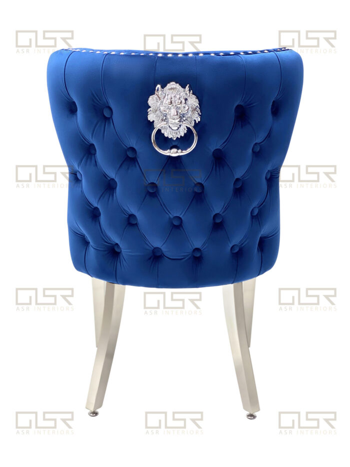 Valentino Navy Dining Chair Set of 2