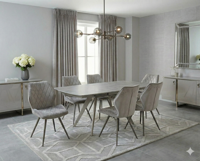 Cambridge Grey Extending Dining Table