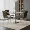 Roma Square Grey Dining Table