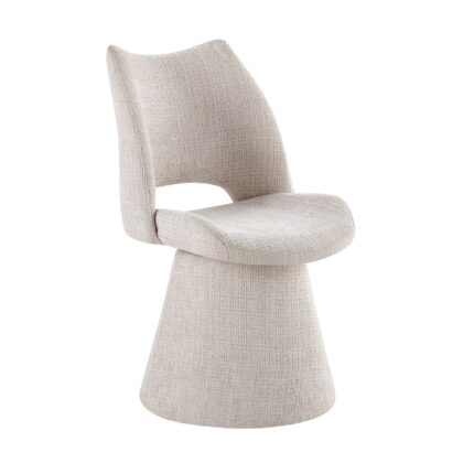 Maryland Beige 360 Swivel Chair Set of 2