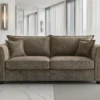 Serena Sofa Brown 3 Seater