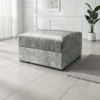 Serena Sofa Grey Footstool