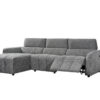 Turin Electric Recliner Sofa Charcoal Left Hand