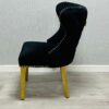 Valentino Black Gold Velvet Chair Set of 2