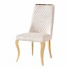 Roxby Cream & Gold Dining Chair