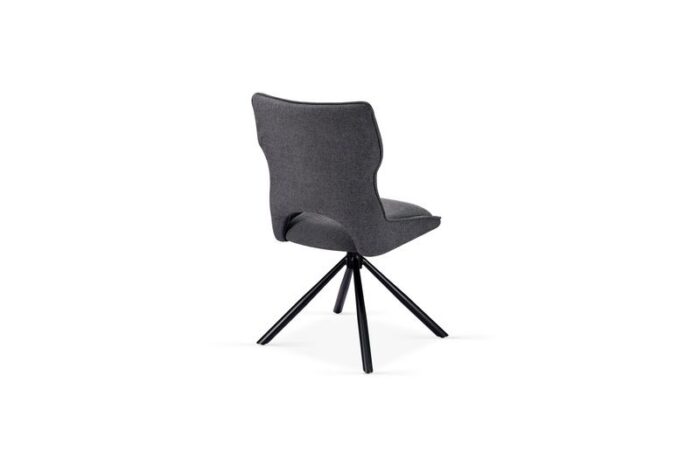 Fairmont 360 Swivel Grey Dining Chair Set of 2