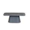 Davos Grey Oval Ceramic Dining Table