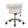 Camelia Cream & Gold Office Chair
