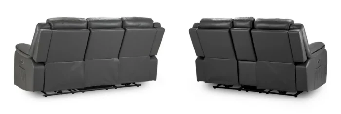 Harald Electric Recliner Sofa Grey 3+2 Seater