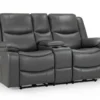 Harald Electric Recliner Sofa Grey 2 Seater