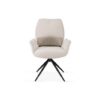 Fairmont 360 Swivel Beige Dining Chair Set of 2