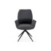 Fairmont 360 Swivel Grey Dining Chair Set of 2