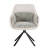 Florence 360 Beige Swivel Chair Set of 2