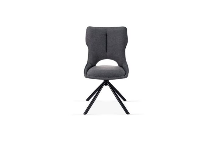 Roseland 360 Swivel Grey Dining Chair Set of 2