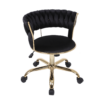 Camelia Black & Gold Office Chair