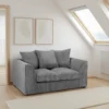 Harley Jumbo Sofa Grey 2 Seater
