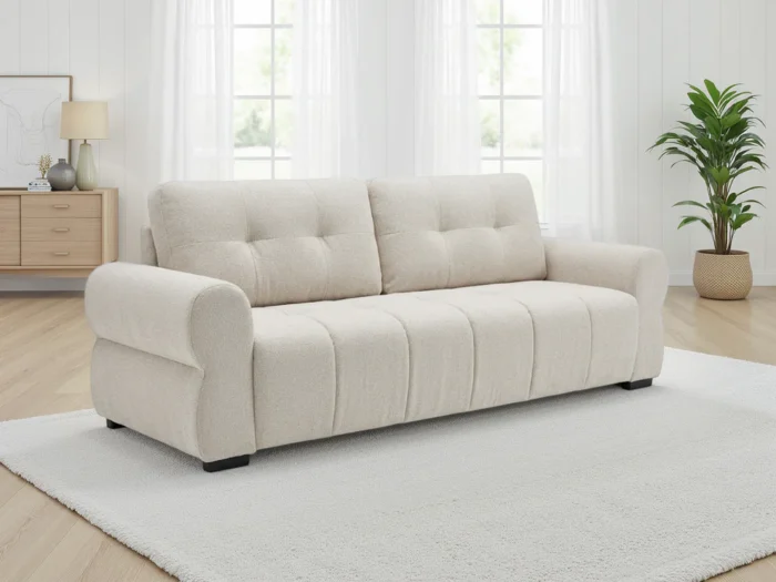 San Marino Sofa Beige 3 Seater