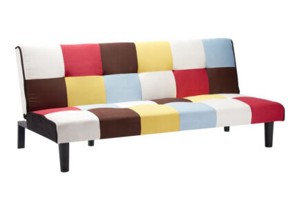 AURSBRAB_Rainbow_AN2 AURORA RAINBOW PATCHED SOFA BED