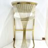 Porado Cream & Gold Barstool