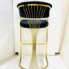 Porado Black & Gold Barstool