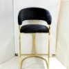 Porado Black & Gold Barstool