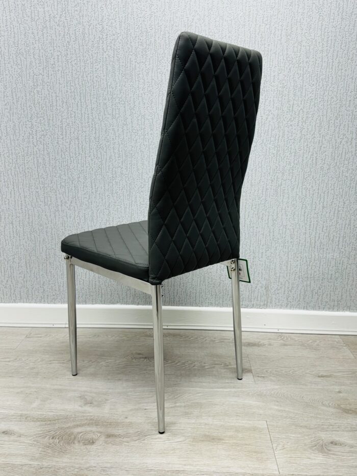 Morano Grey Glass Table with California Chairs