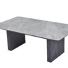 Engelberg 180cm Grey & Black Dining Table