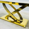 Elina CreamGold Marble Coffee Table