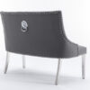 Majestic PU Grey High Back Bench