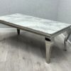 MCT992-4 Sofia Grey Marble Coffee Table