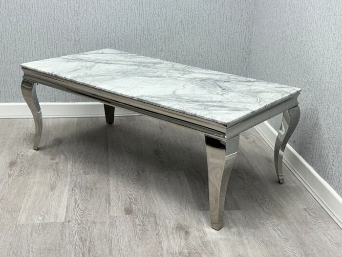 MCT992-4 Sofia Grey Marble Coffee Table