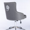 Majestic Grey PU Leather Office Chair
