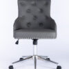 Majestic Grey PU Leather Office Chair