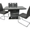 Milan Grey Small Dining Table + 4 Milan Chairs