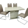 Milan-small-scaled Milan Cappuccino Small Dining Table + 4 Milan Chairs