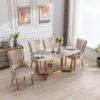 Sorrento Oval 180cm Ceramic Gold Table