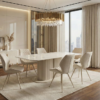 Sydney Cream Ceramic Dining Table