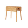 DROP LEAF DINING SET OAK COLOUR FINISH