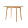 DROP LEAF DINING SET OAK COLOUR FINISH