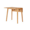 DROP LEAF DINING SET OAK COLOUR FINISH
