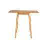 DROP LEAF DINING SET OAK COLOUR FINISH
