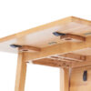 DROP LEAF DINING SET OAK COLOUR FINISH