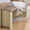 HIGHGATE DINING TABLE AND BENCH SET CREAM & OAK EFFECT