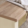 HIGHGATE DINING TABLE AND BENCH SET CREAM & OAK EFFECT