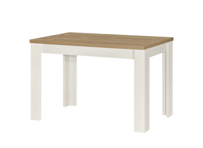 HIGHGATE DINING TABLE AND BENCH SET CREAM & OAK EFFECT