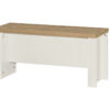 HIGHGATE DINING TABLE AND BENCH SET CREAM & OAK EFFECT