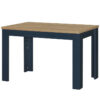 HIGHGATE DINING TABLE AND BENCH SET NAVY BLUE & OAK EFFECT